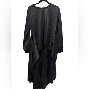 Chic Hi-Lo Black Tunic Top | No Brand | Size M | Flowy & Glam